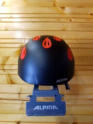 PRILBA ALPINA BLACK-RED 51-54CM